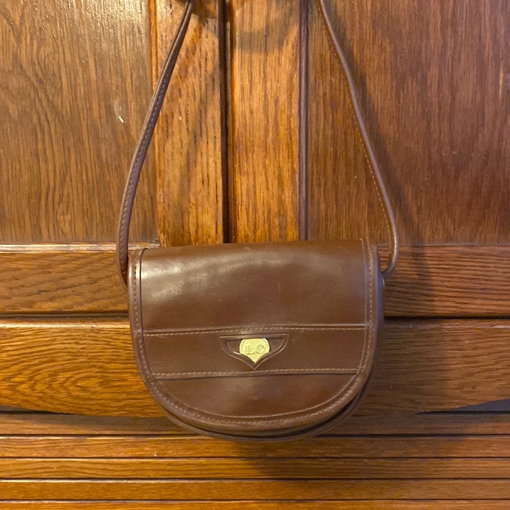 Vintage brown Liz Claiborne crossbody purse